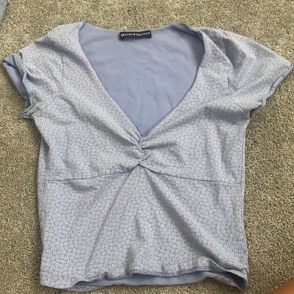 Tiny blue shirt